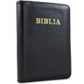 Biblie piele naturala medie lux, neagra